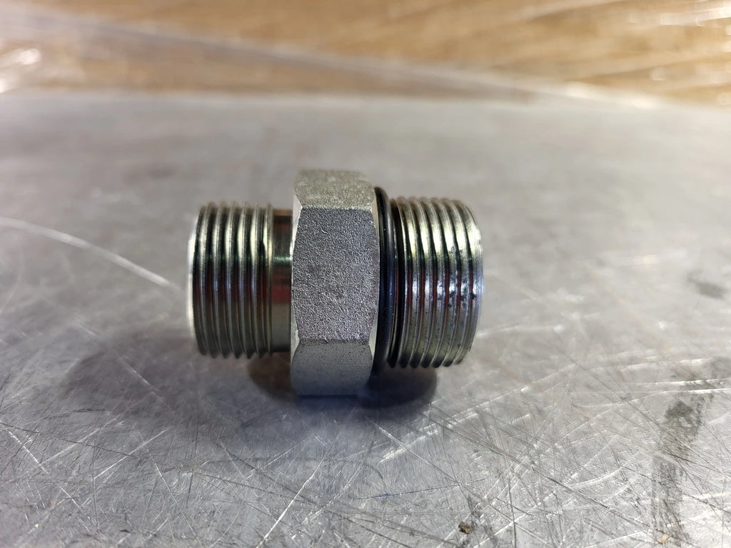 BOSCH HYDRAULIC CONNECTIONS LTD. ORB Male-16 and ORFS Male-12 Threads Straight Adapter A-RF10-1612