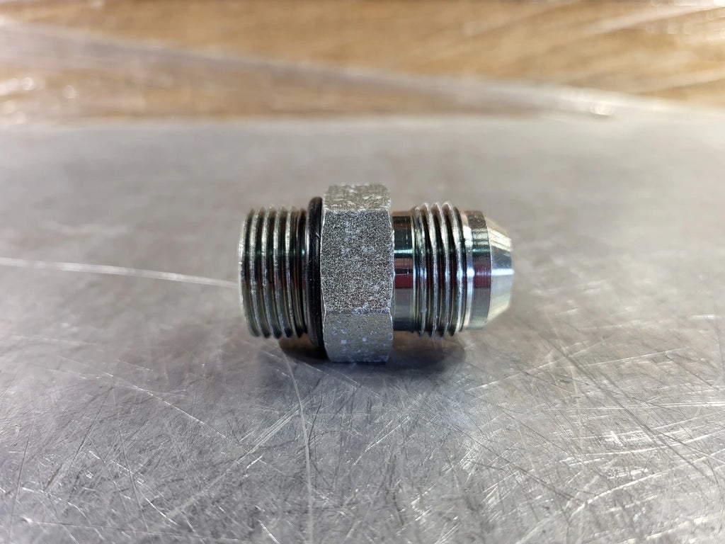 BOSCH HYDRAULIC CONNECTIONS LTD. ORB Male-12 and JIC Male-12 Threads Straight Adapter A-RJ10-1212