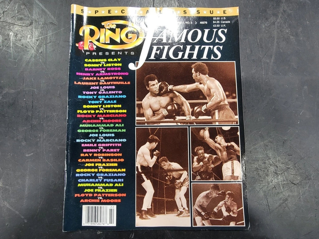 THE RING 1992 Magazine Famous Fights Volume 2 No. 2