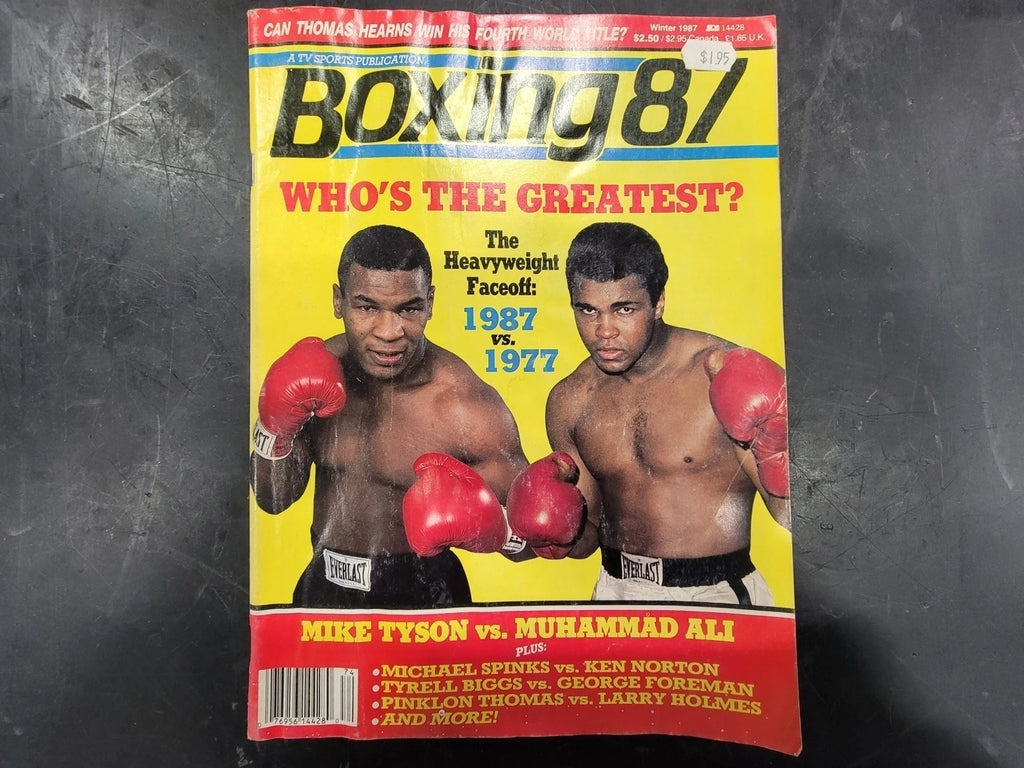 Winter 1987 Magazine Mike Tyson vs Muhammad Ali Faceoff