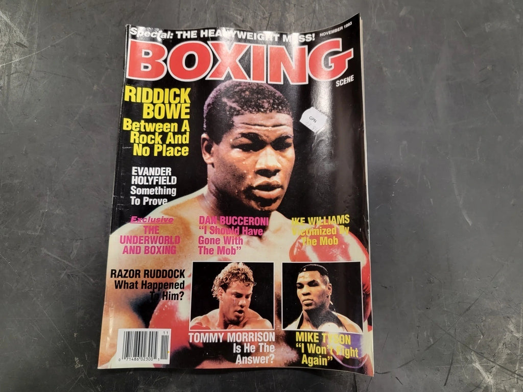 BOXING SCENE November 1993 Magazine Riddick Bowe