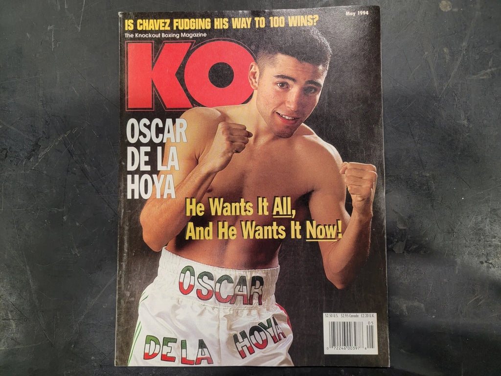 KO May 1994 Magazine Oscar De La Hoya