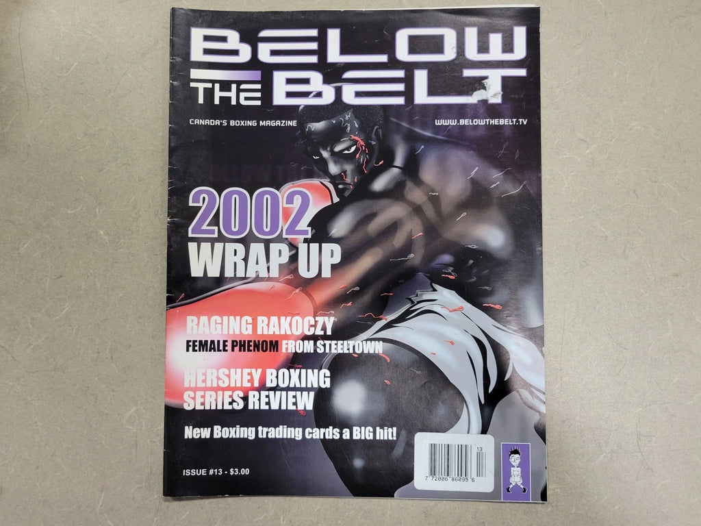 BELOW THE BELT Issue 13 Magazine 2002 Wrap Up