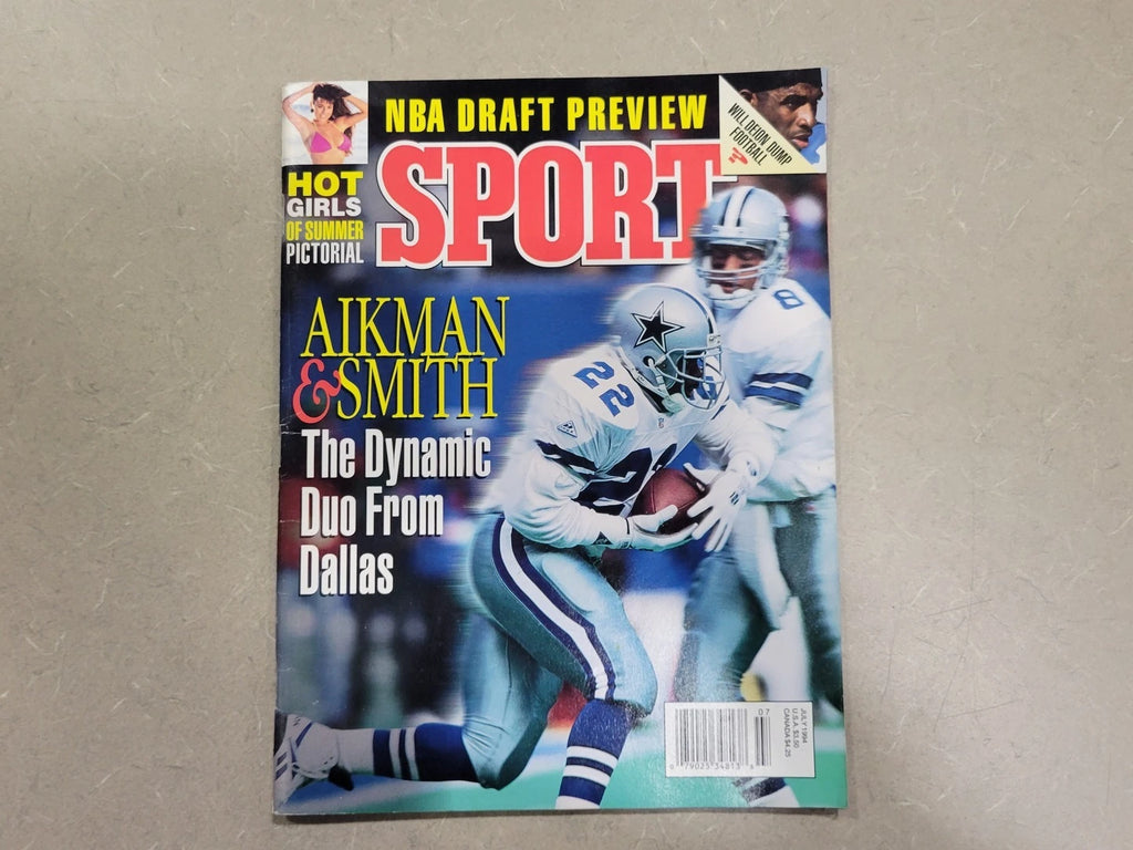 SPORT July 1994 Magazine Troy Aikman & Emitt Smith