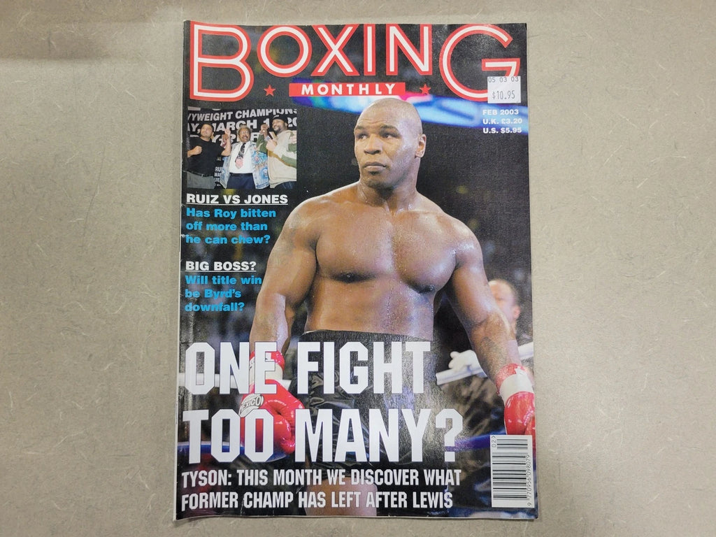 BOXING MONTHLY February 2003 Magazine Mike Tyson