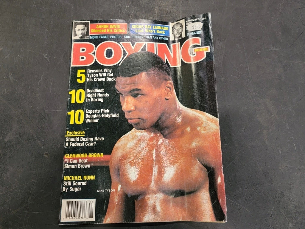 BOXING SCENE November 1990 Magazine Mike Tyson