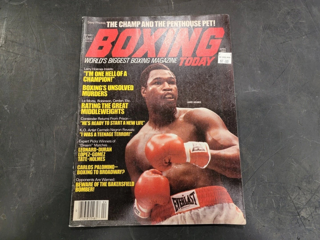 BOXING TODAY April 1980 Magazine Larry Holmes