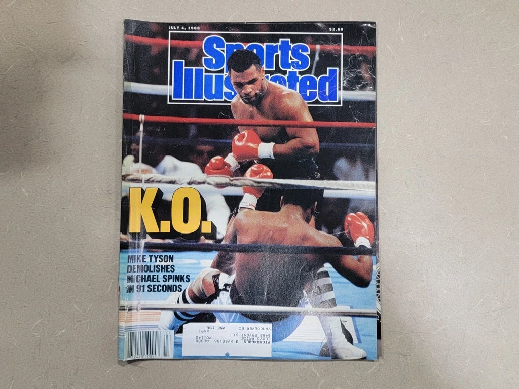 SPORTS ILLUSTRATED July 1988 Magazine Mike Tyson vs Michael Spinks
