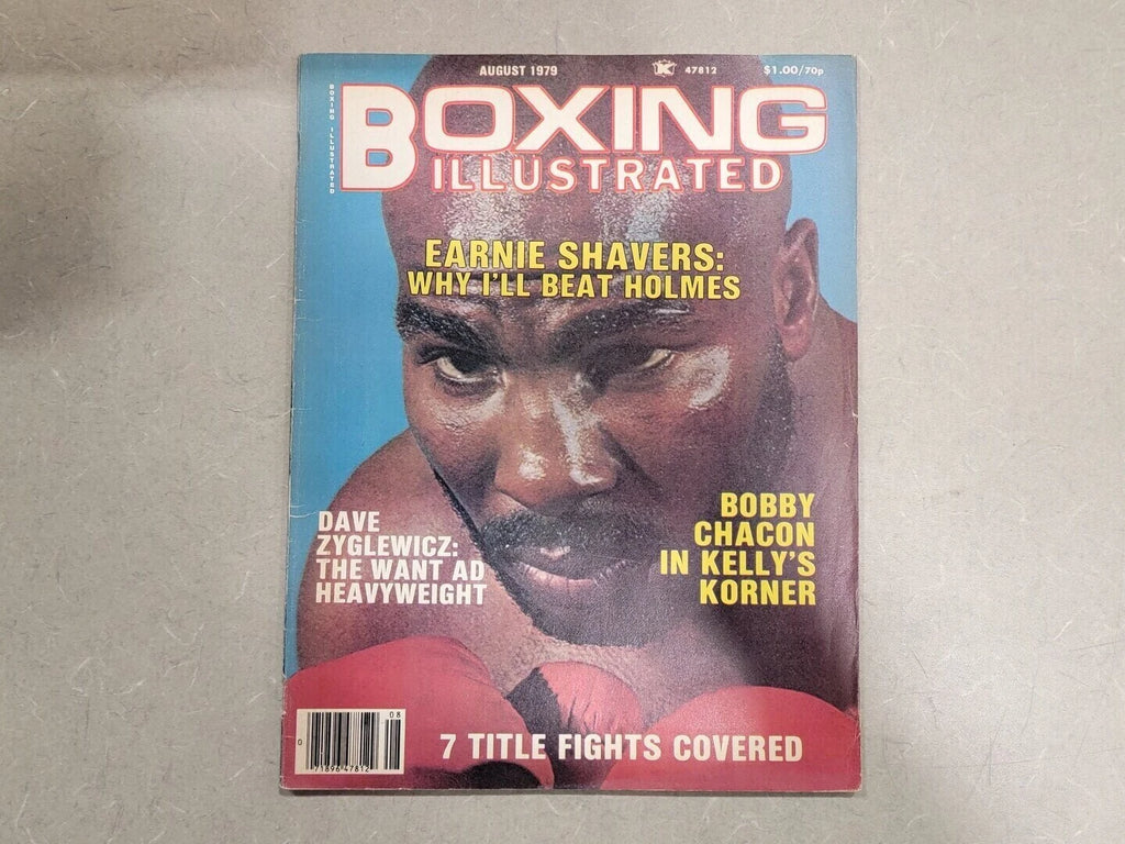 BOXING ILLUSTRATED August 1979 Magazine Earnie Shavers