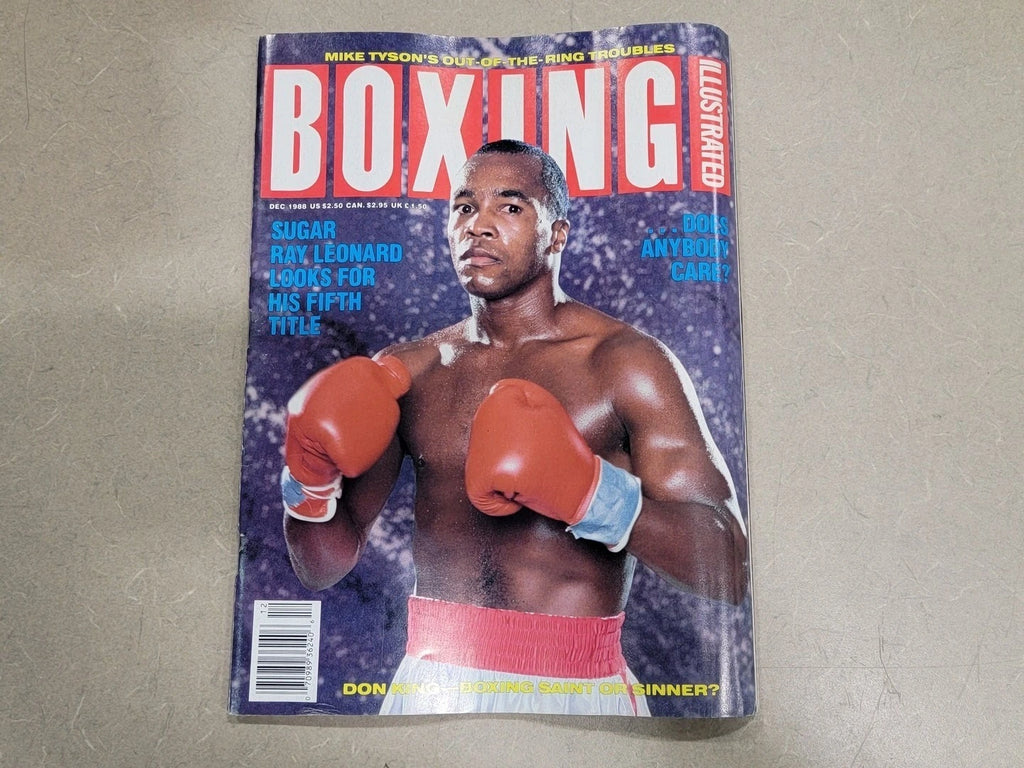 BOXING ILLUSTRATED December 1988 Magazine Sugar Ray Leonard