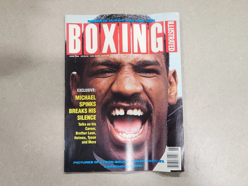 BOXING ILLUSTRATED June 1989 Magazine Michael Spinks