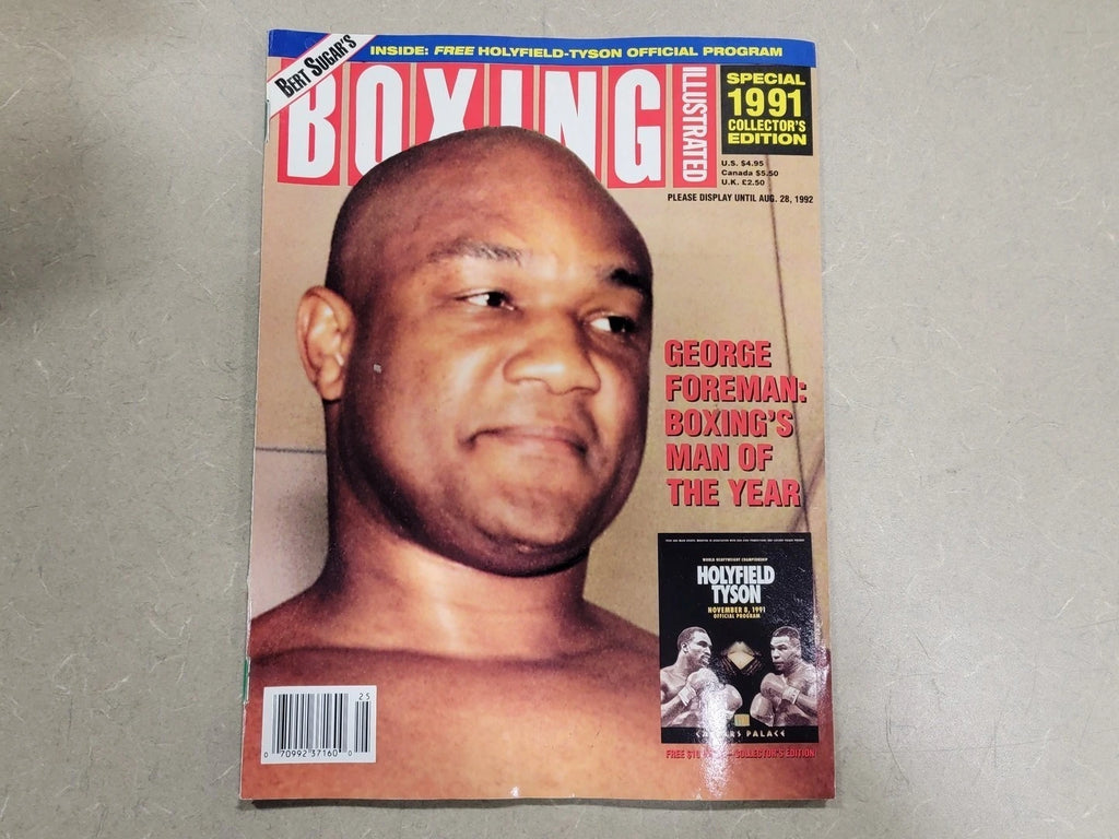 BOXING ILLUSTRATED August 1992 Magazine George Foreman