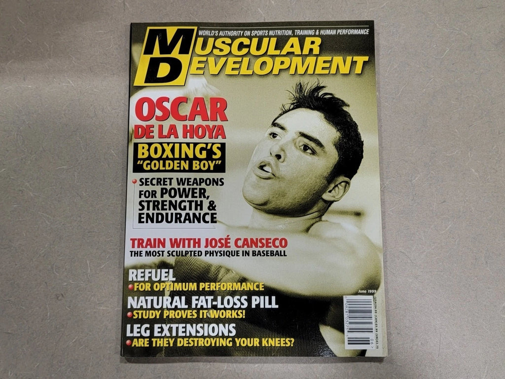 MUSCULAR DEVELOPMENT June 1999 Magazine Oscar De La Hoya