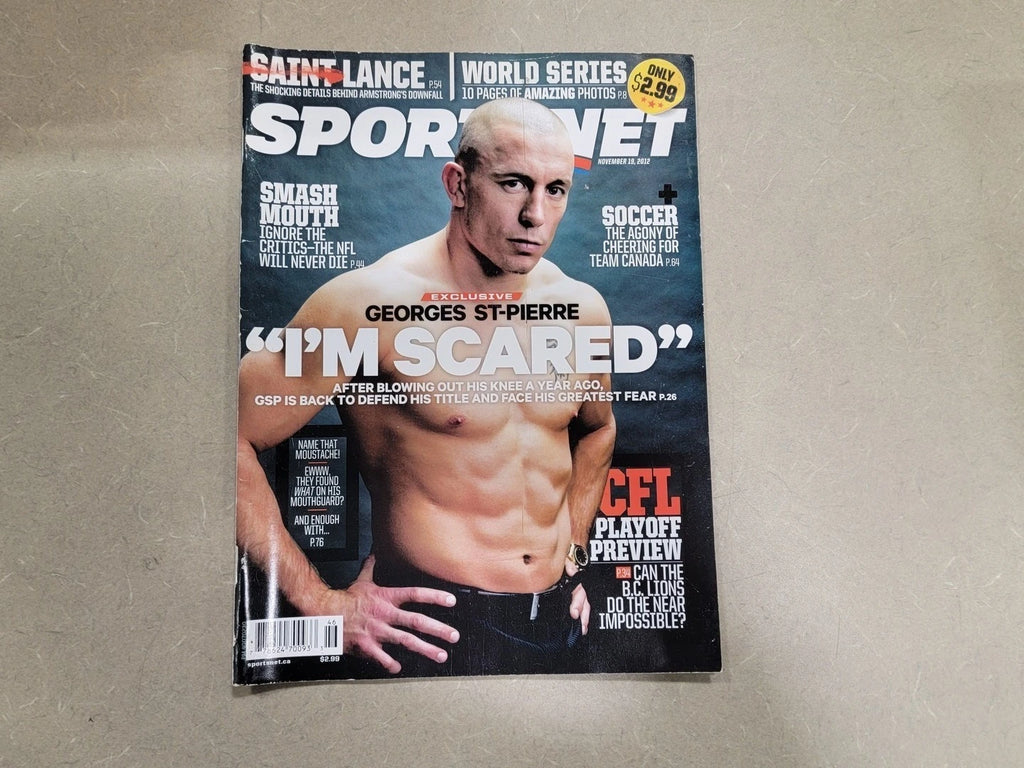 SPORTSNET November 2012 Magazine Georges St-Pierre