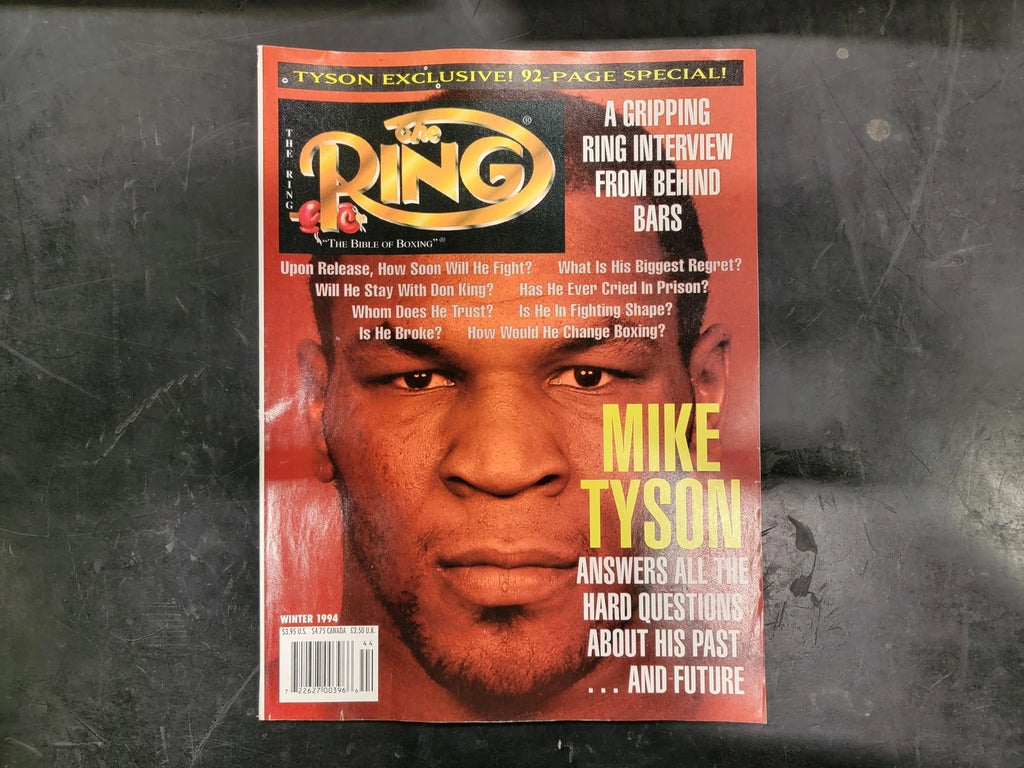 Winter 1994 Magazine Mike Tyson
