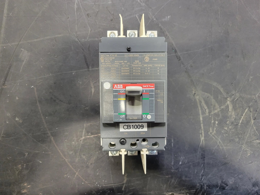 ABB 50 Amp 3 Pole Circuit Breaker
