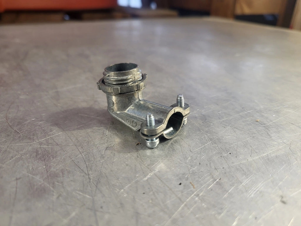 IBERVILLE 3/8" 90 deg Armoured Cable Connector CI2210 (Box of 38)