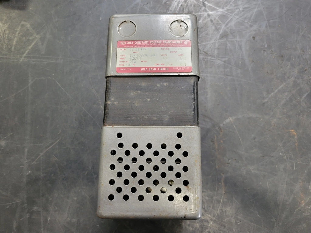 SOLA 250 VA Constant Voltage Transformer 23-22-125