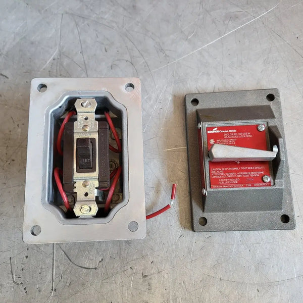 CROUSE-HINDS EDS Series Explosion Proof 2 Pole Snap Switch w