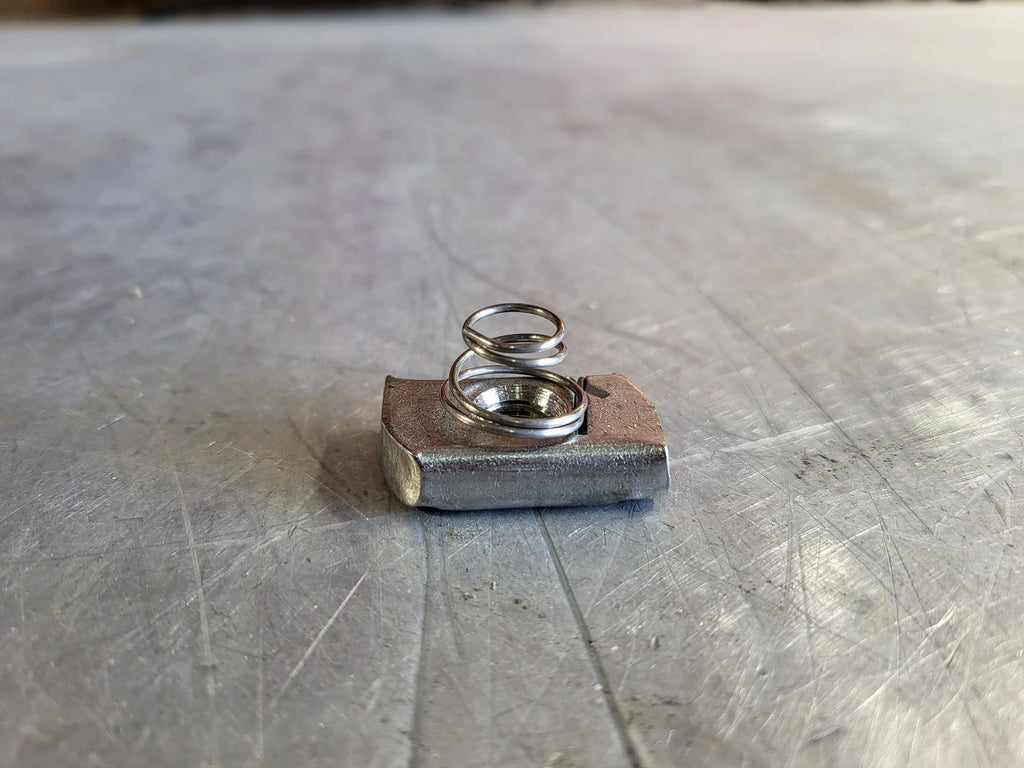 FLEX-STRUT 3/8" Short Spring Nut 316 ST Box Of 100 M10-1.5SS