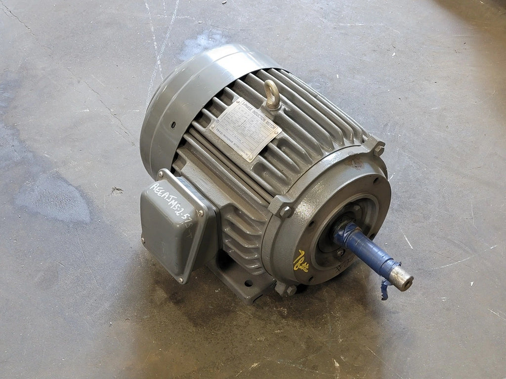 TECO-WESTINGHOUSE 5 hp 575 volts 3460 rpm 182JM Electric Motor AEEAJM5-2-575-T