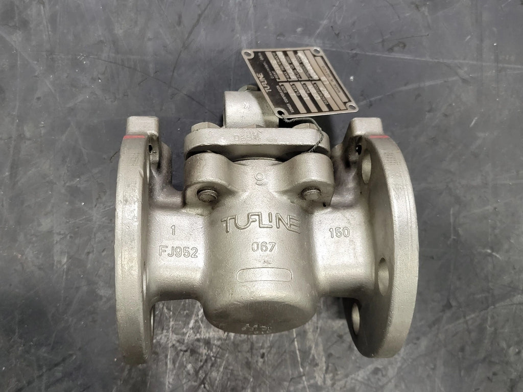 TUFLINE 1" Class 150 Sleeved Plug Valve