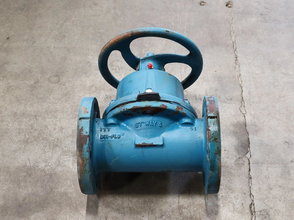 ITT 3" Diaphragm Valve Cast Iron Flanged