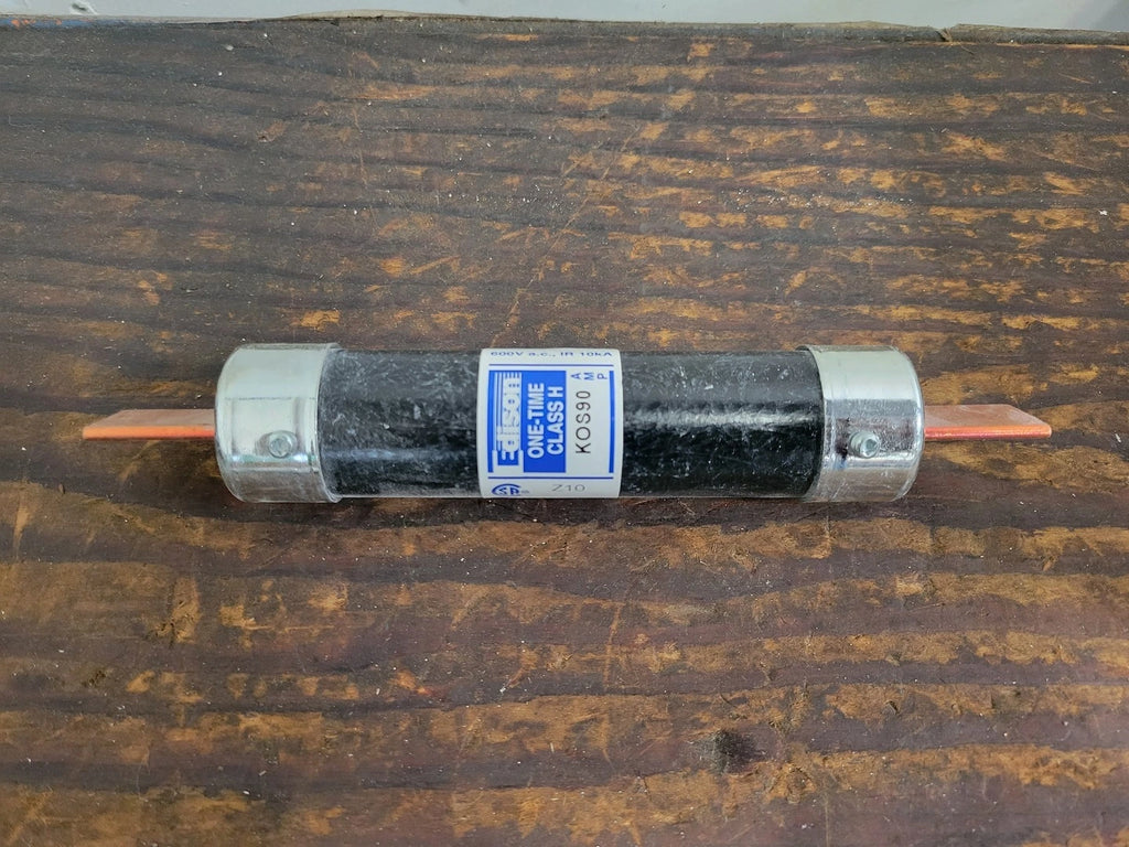 EDISON 90 Amp Class H One-Time Fuse KOS90 (Box of 4)
