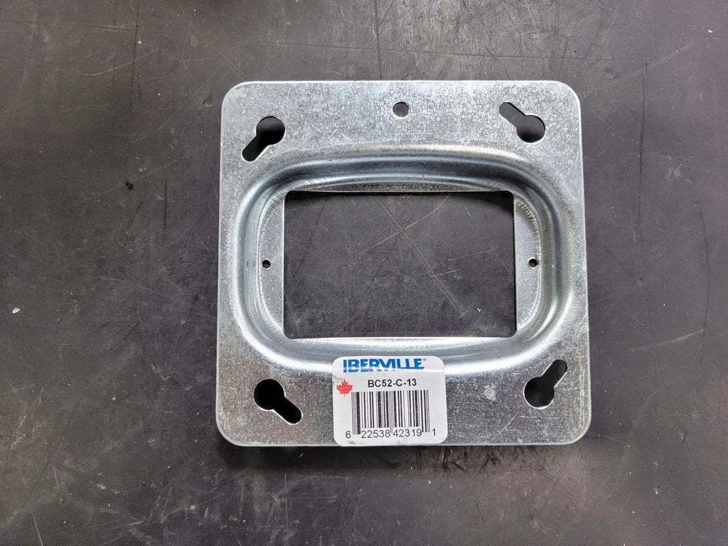 IBERVILLE 4" Square Box Cover BC52-C-13 (Box of 60)