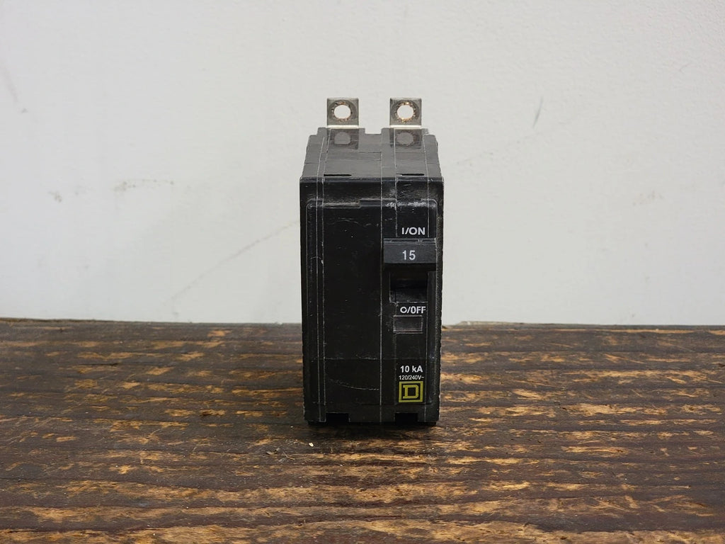 SQUARE D 15 Amp, 2 Pole, 120/240 volts Circuit Breaker QOB215