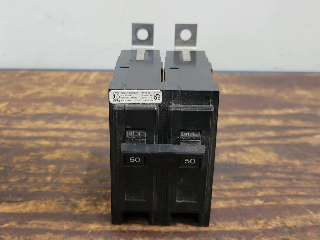 CUTLER-HAMMER 50 Amp, 2 Pole, 120/240 volts Circuit Breaker BA250