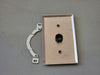Stainless Steel Wall Plate Telephone Outlet 97181 (Box of 10)