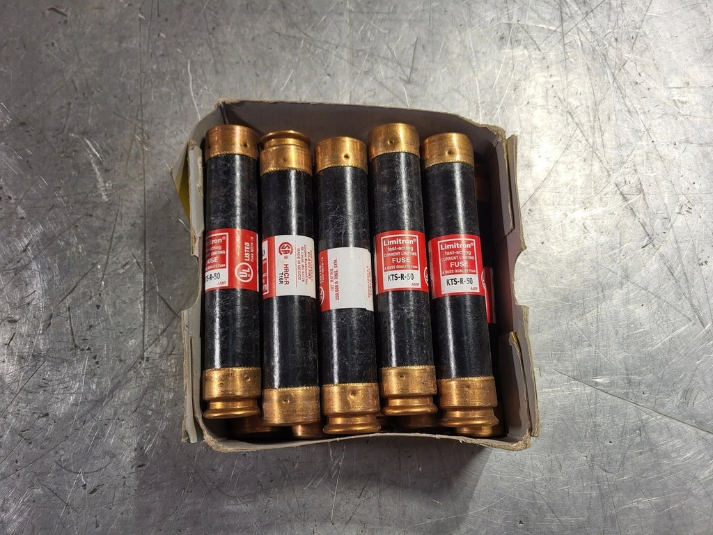 COOPER BUSSMAN INC. 50 Amps Class RK1 Fast-Acting Fuse KTS-R-50 (Box of 10)