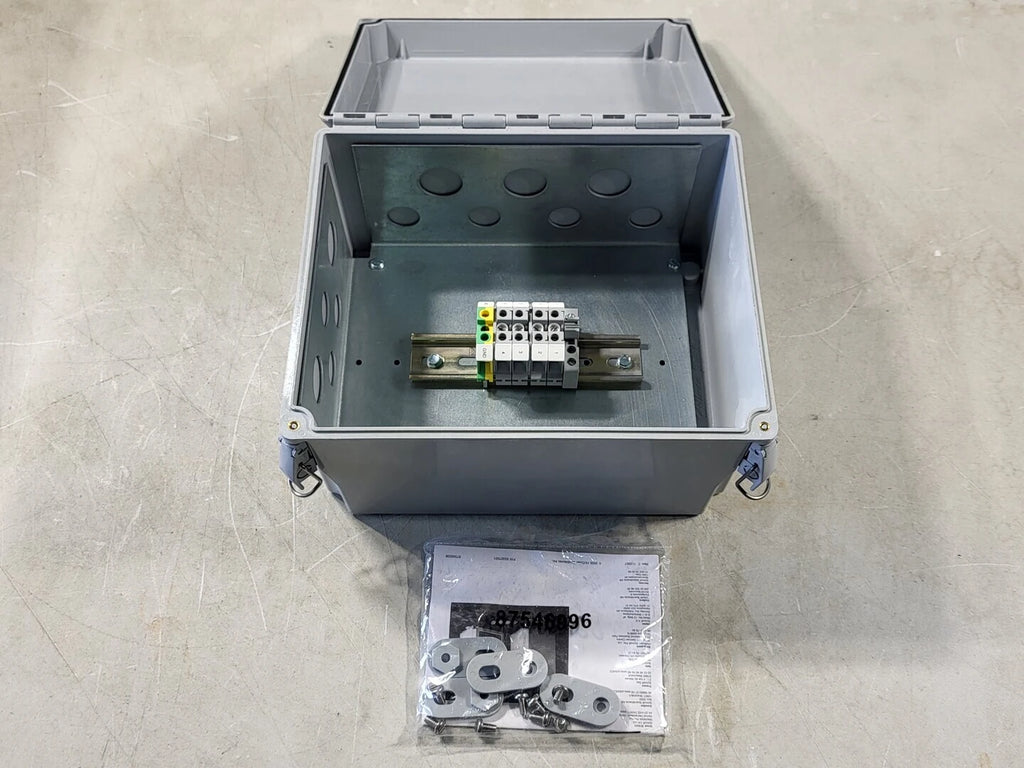 HOFFMAN MIJB1086-A Junction Box w/ Terminal Block 10"x8"x6"