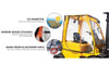 EEVELLE ATRIUM Full Cab Enclosure - Extra Large ATXL3 for Forklifts up to 12000 lbs