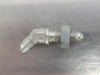 BRENNAN INDUSTRIES 45 Deg Elbow Adapter Bulkhead M-04 JIC X M-04 JIC 1/4" x 1/4" (Bag of 10)