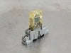 IDEC 10 Amp Power Relay RH1B-UDC24V w/ Relay Socket SH1B-05