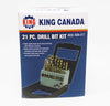 KING CANADA 21 pc. Drill Bit Kit KDB-21T