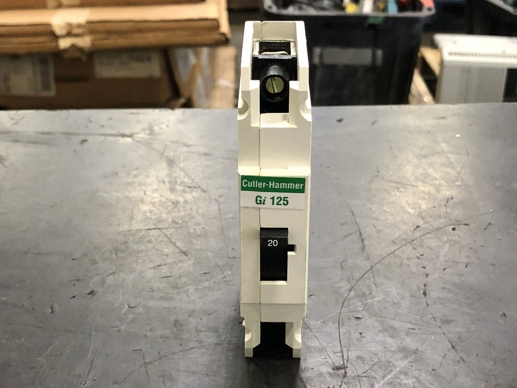 CUTLER-HAMMER 20 Amp, 1 Pole, 240 volts Circuit Breaker GI1020