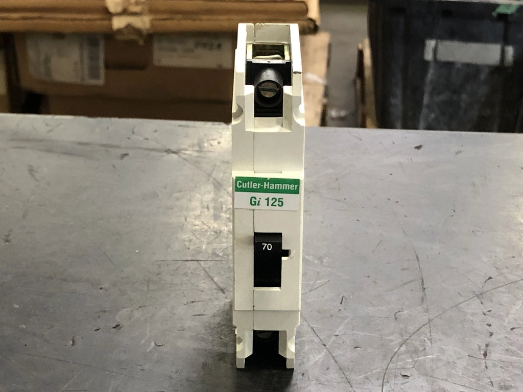 CUTLER-HAMMER 70 Amp, 1 Pole, 240 volts Circuit Breaker GI1070
