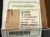CUTLER-HAMMER 70 Amp, 1 Pole, 240 volts Circuit Breaker GI1070