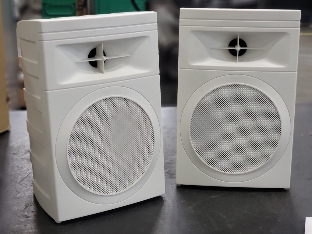 Pair Weatherproof 2-Way Stereo Speakers MS-100
