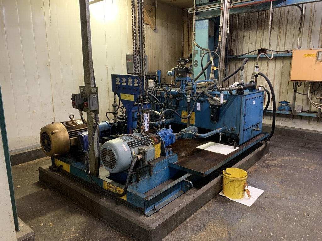 VICKERS Twin Hydraulic Power Pack, 50HP + 20HP Motors