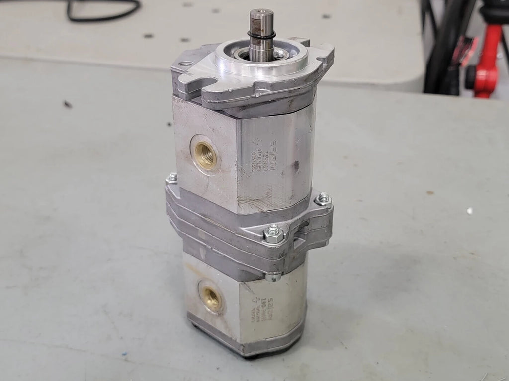 SALAMI Hydraulic Double Gear Pump 1.6PB6.1/2.8D-R80S0