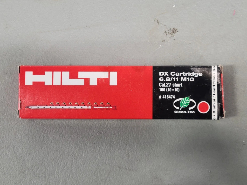 DX Cartridge 6.8/11 M10 Cal.27 Short 416474 (Box of 8 Strip)