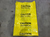 Caution Waste Material Yellow Bag 4-mil 30" x 48" (Box of 75)