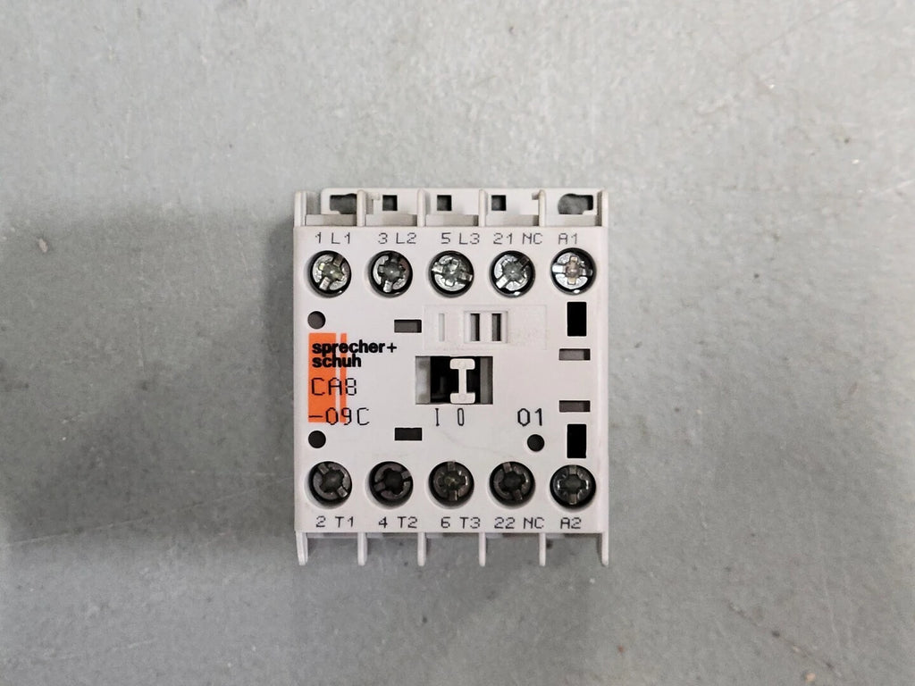 SPRECHER + SCHUH 20 Amp, 3 Pole, 1NC Contactor CA8-09C-01