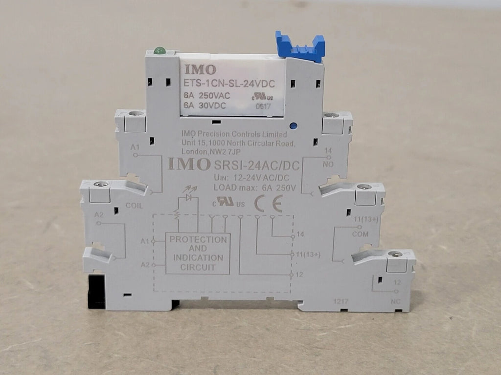 IMO Relay Socket SRSI-24AC/DC w/ Relay ETS-1CN-SL-24VDC