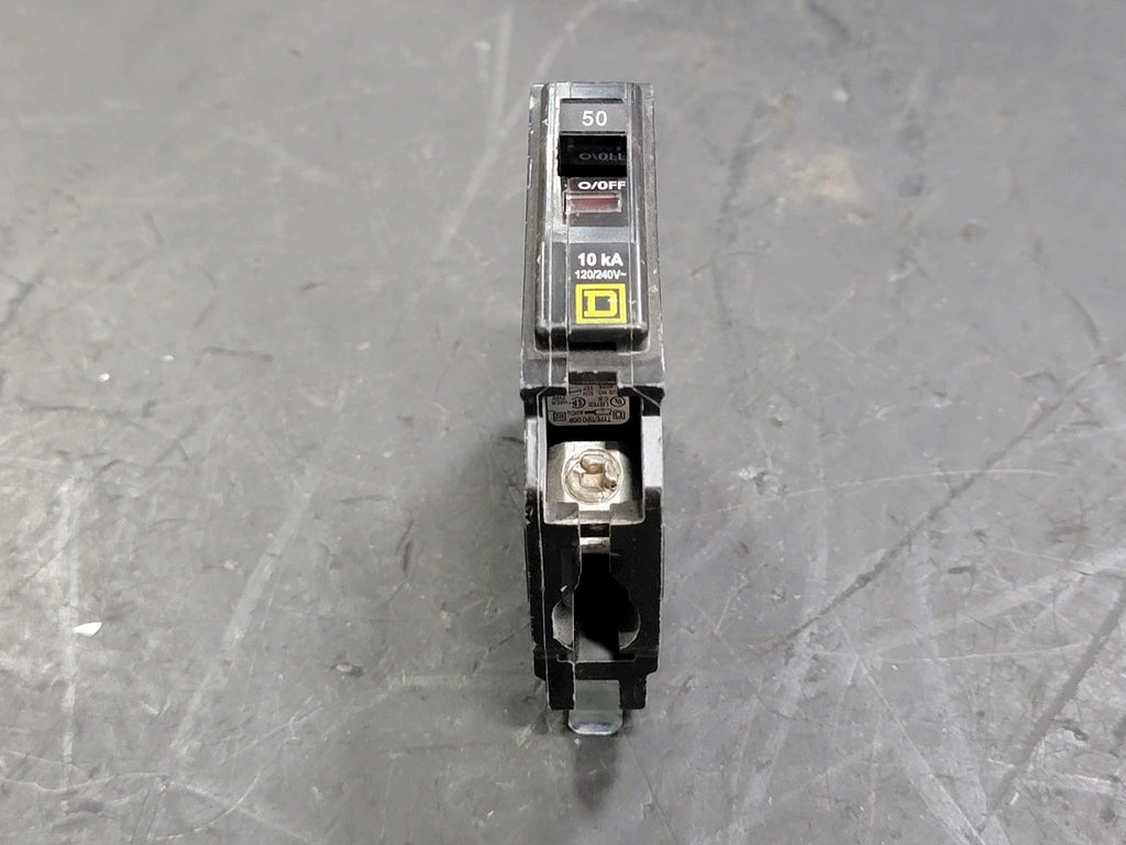 SQUARE D 50 Amp, 1 Pole, 120/240 volts Circuit Breaker QOB150