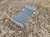 34.5 in x 18 in. Hot-Dip Galvanized Catwalk Grate w/ 6 in. Kick Plates